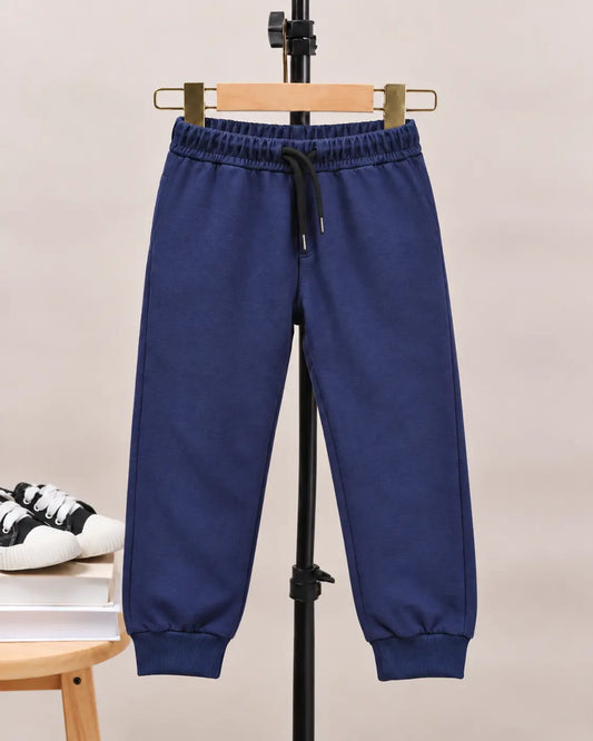 Junior Republic Plain style Terry Mid Season Trouser - Navy- TR-052