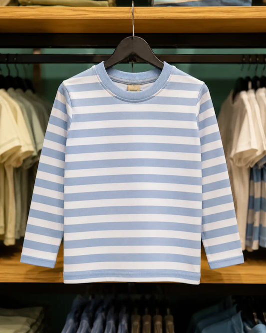 Junior Republic Kid's Stripes Style long Sleeves Shirt