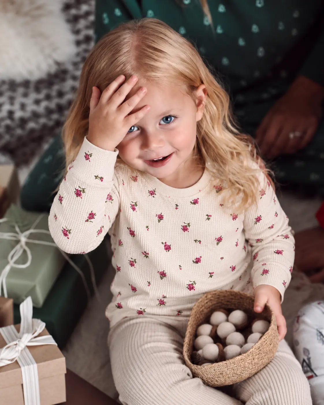 Kid's all over Floral print long Sleeves Shirt