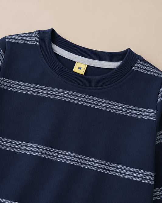 Kid's Stripes Style long Sleeves Shirt - LS-076