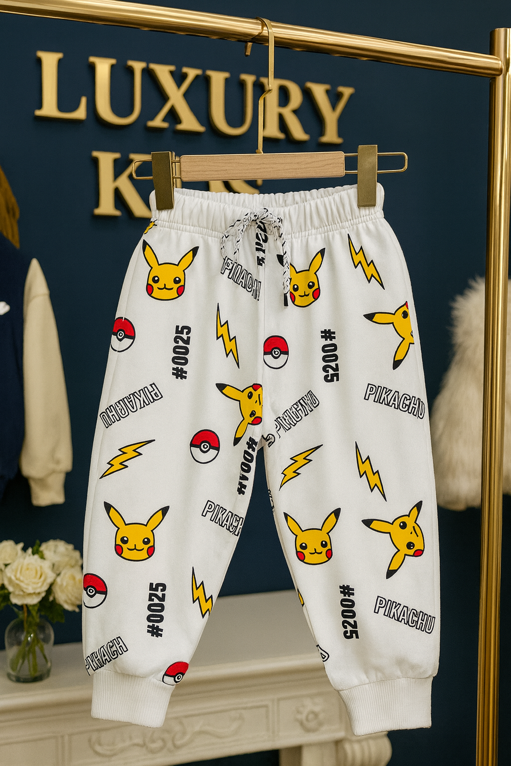 Junior Republic Pikachu Printed Fleece Winter Trouser - Rs. 499 SALE