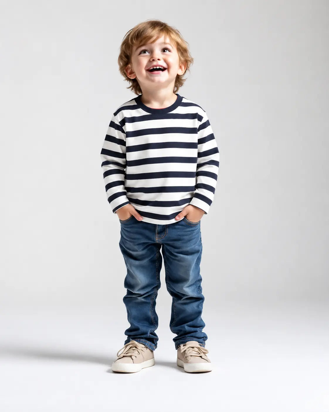 Kid's Stripes Style long Sleeves Shirt