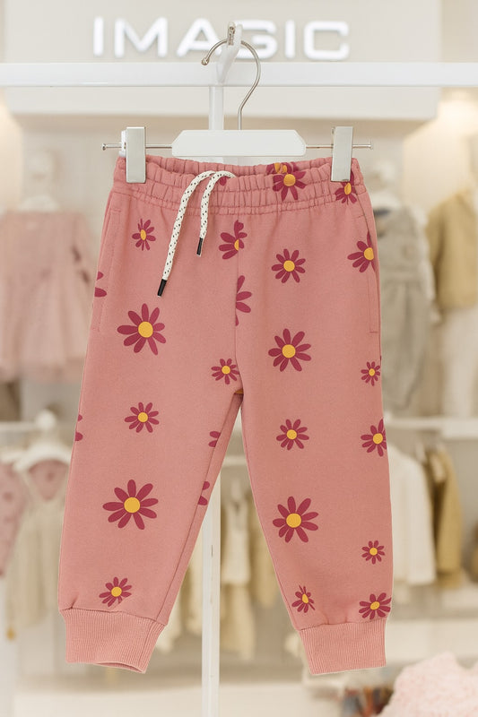 Junior Republic Flowers Printed Fleece Winter Trouser - Rs. 499 SALE