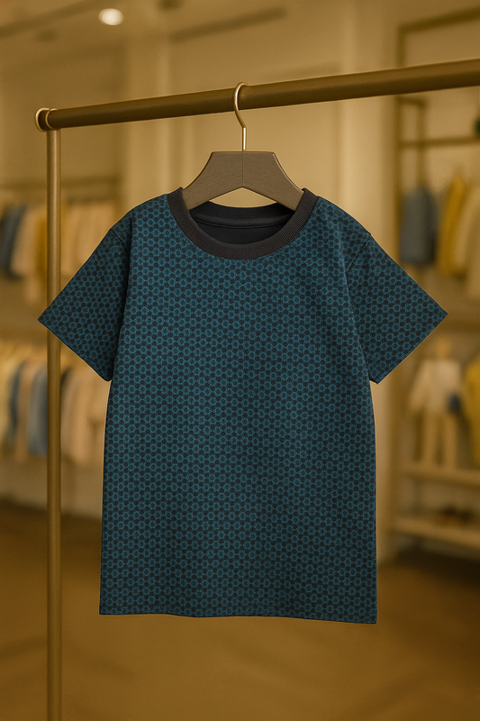 Junior Republic Kid's Honey comb Print Tee Shirt - Rs. 299 SALE