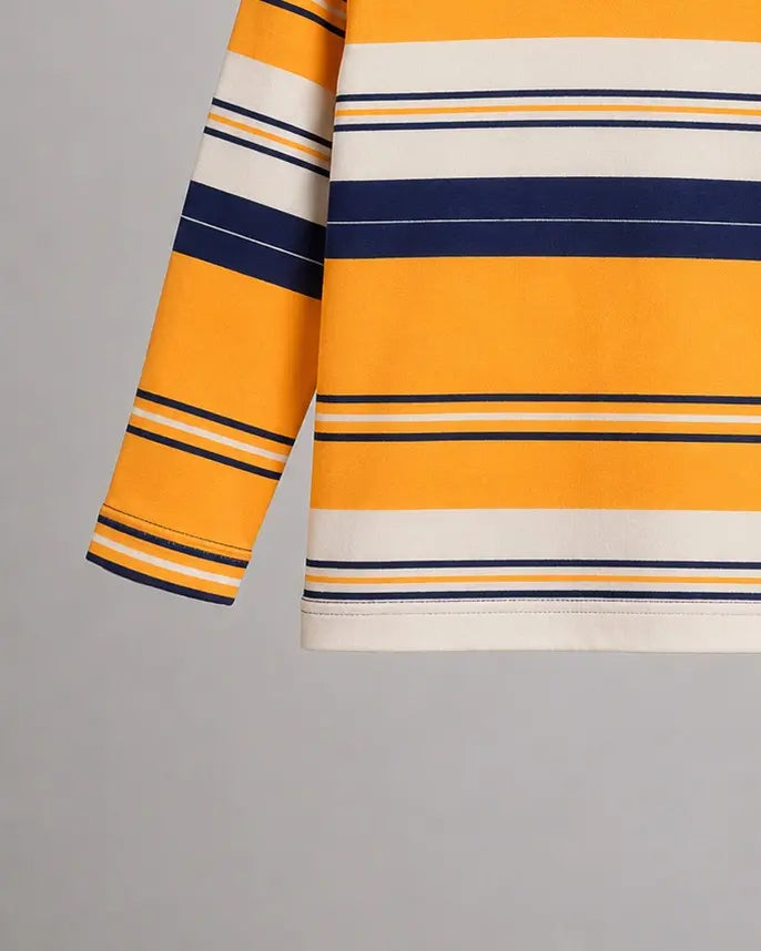 Junior Republic Kid's Stripes Style long Sleeves Shirt