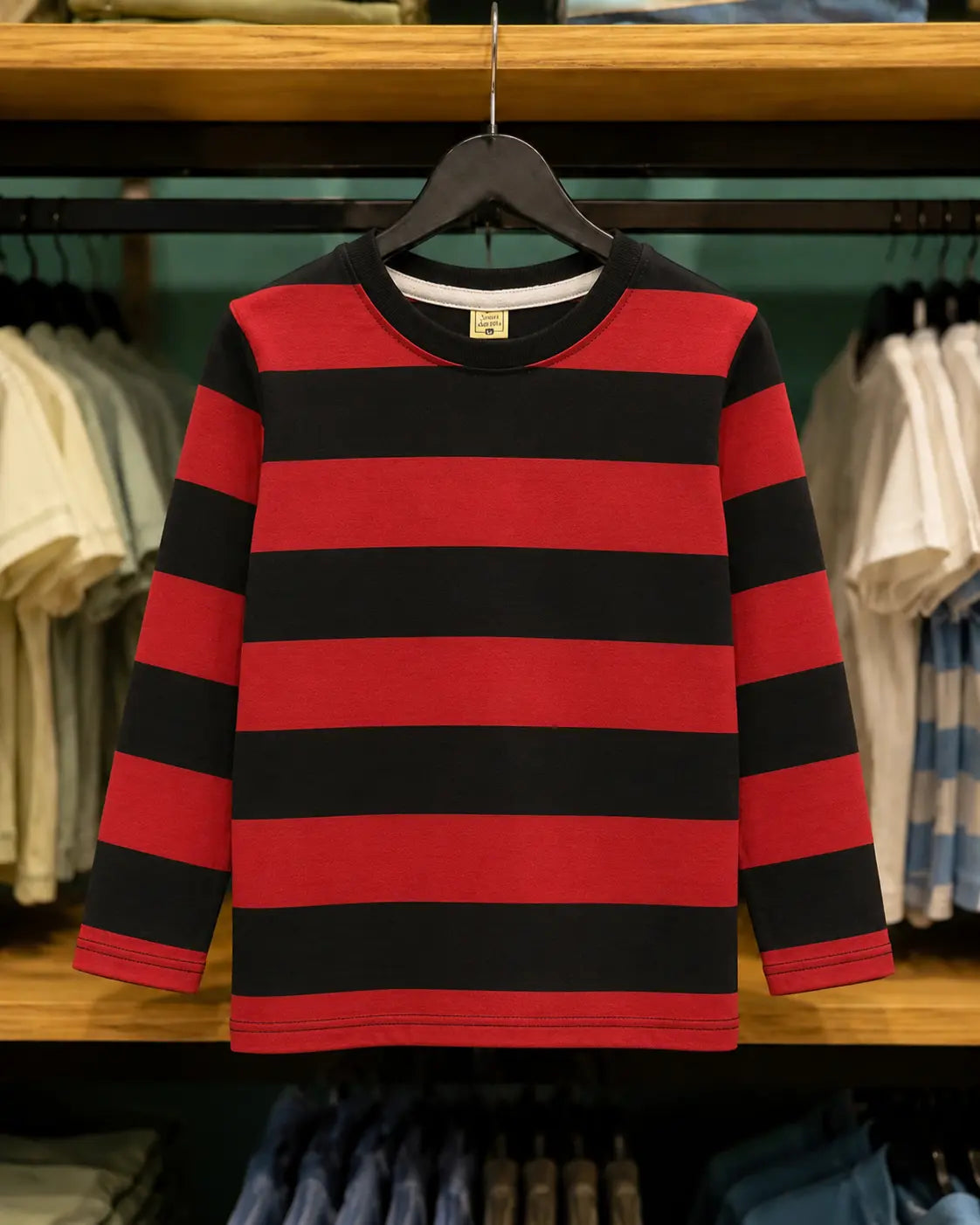 Kid's Stripes Style long Sleeves Shirt