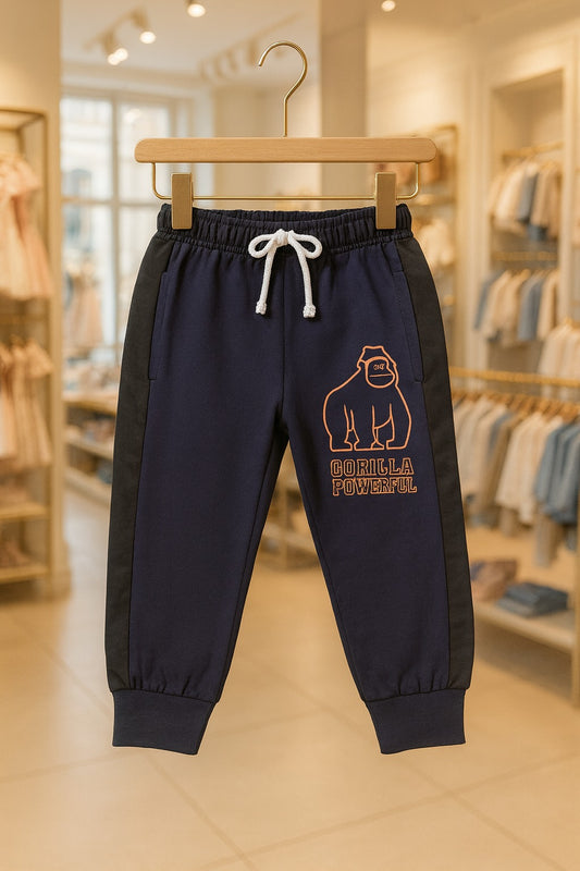 Junior Republic Cotton Jersey Mid Season Gorilla Printed Trouser - Rs. 499 SALE
