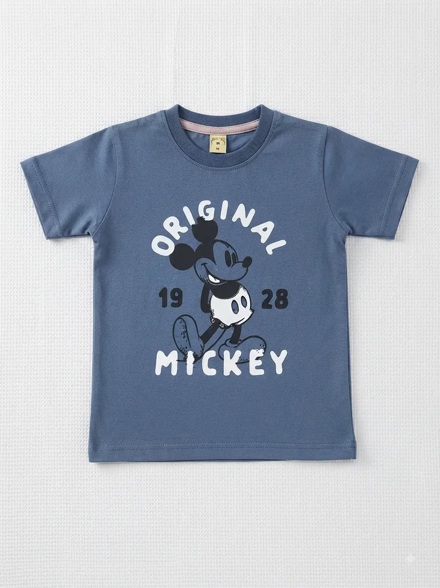 Junior Republic Kid's Mickey Printed Tee Shirt