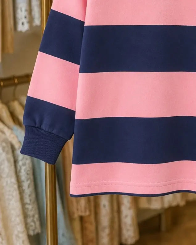 *Minor Fault* Kid's Stripes Style long Sleeves Shirt - LS-004