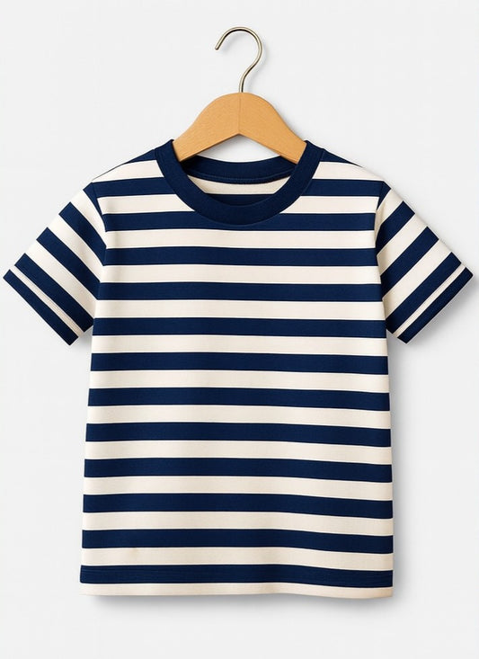 Junior Republic Kid's Stripes style Tee Shirt - MINOR FAULT
