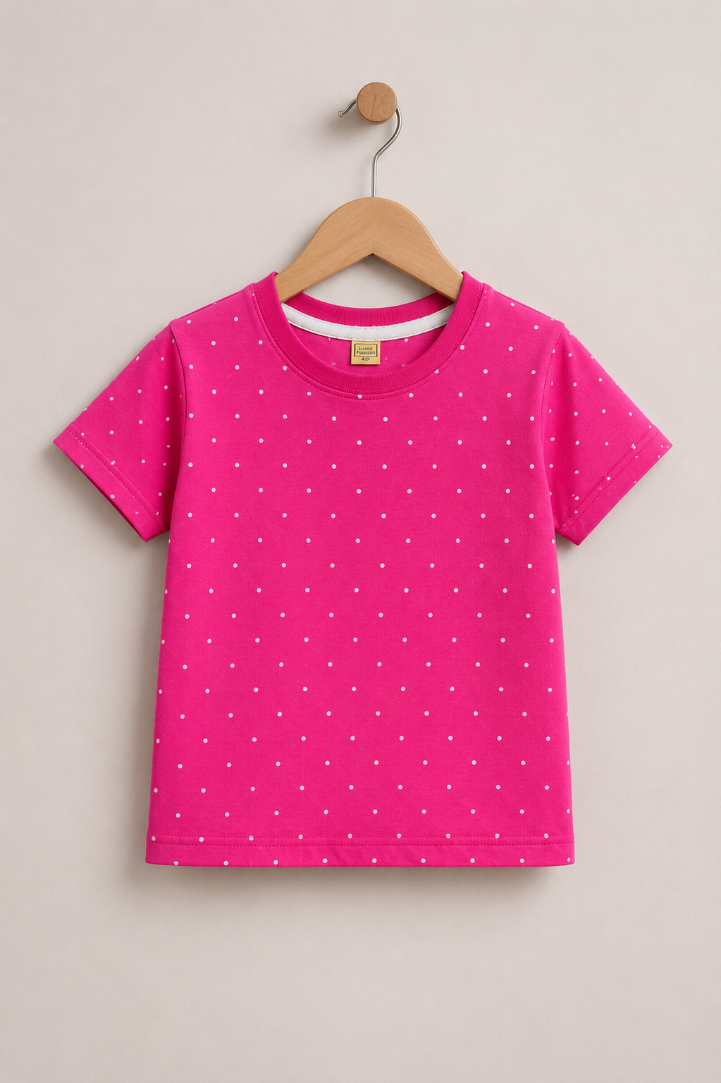 Junior Republic Kid's All over Polka Dot Print Tee Shirt