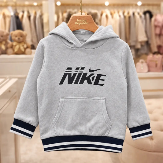 Junior Republic Nike Printed Kids Fleece Winter Hoodies for boys and Girls - HD-008