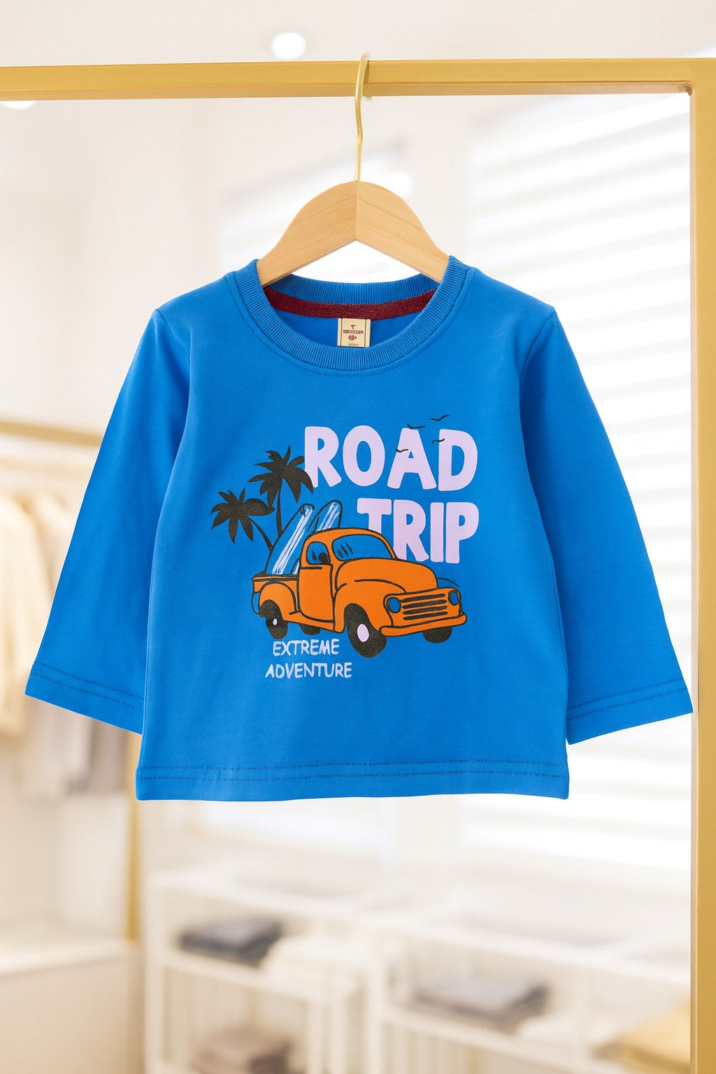 Junior Republic Cotton Jersey Road Trip Printed Long Sleeve Shirt - Rs. 399 SALE