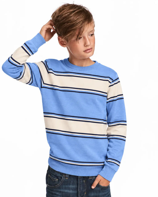Kid's Stripes Style long Sleeves Shirt - LS-082
