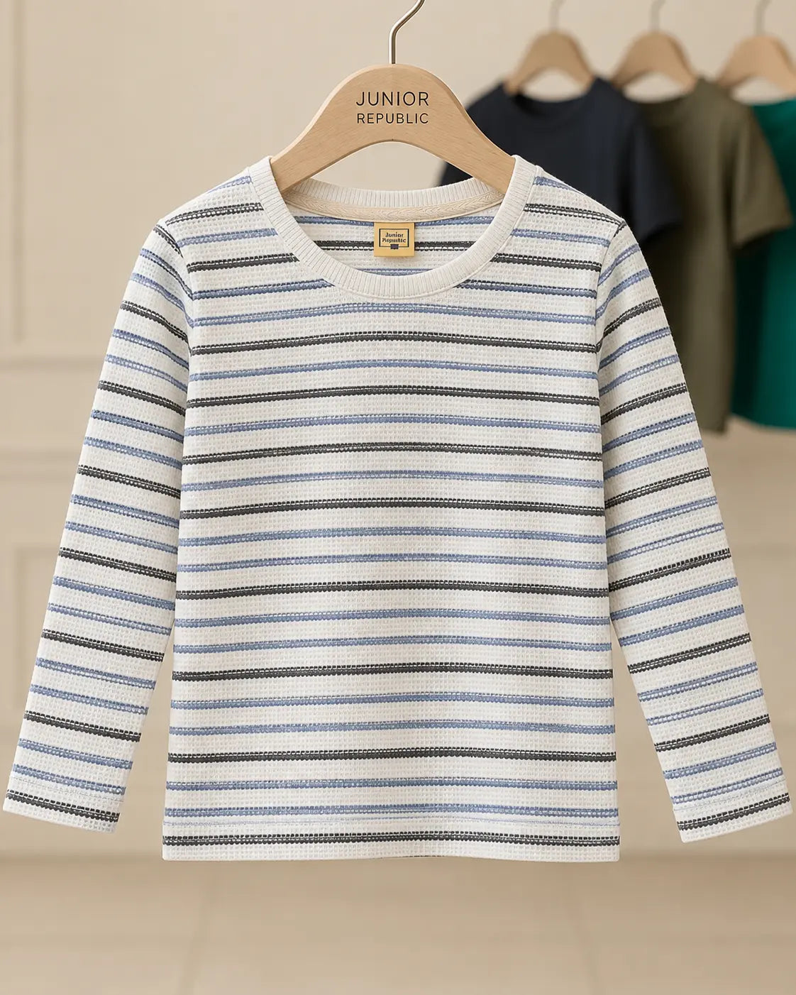Kid's Stripes Style long Sleeves Shirt