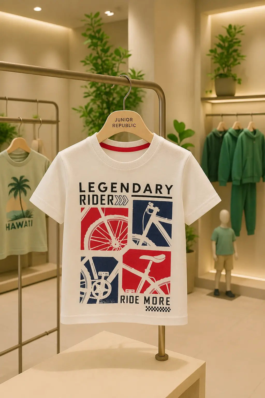 Junior Republic Kid's Legendary Printed Tee Shirt