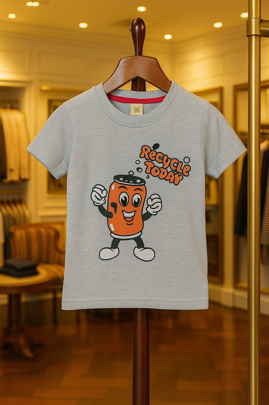 Junior Republic Kid's Recycle Today Printed Tee Shirt - Rs. 299 SALE