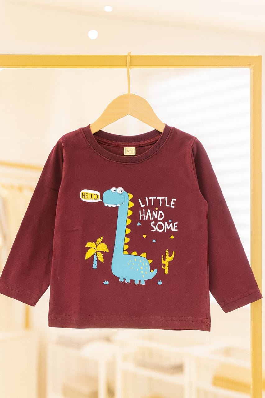 Junior Republic Cotton Jersey Little handsome Printed Long Sleeve Shirt - Rs. 499 SALE