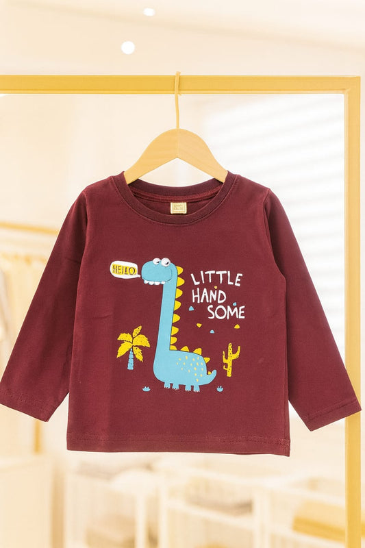 Junior Republic Cotton Jersey Little handsome Printed Long Sleeve Shirt - Rs. 499 SALE