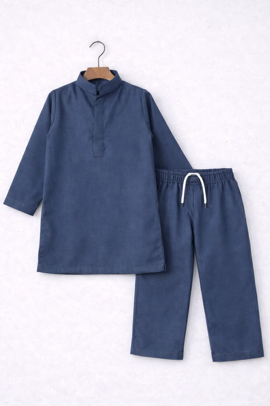 J              unior Republic Boys Summer Shalwar Kameez - Classic Eastern Wear for Kids