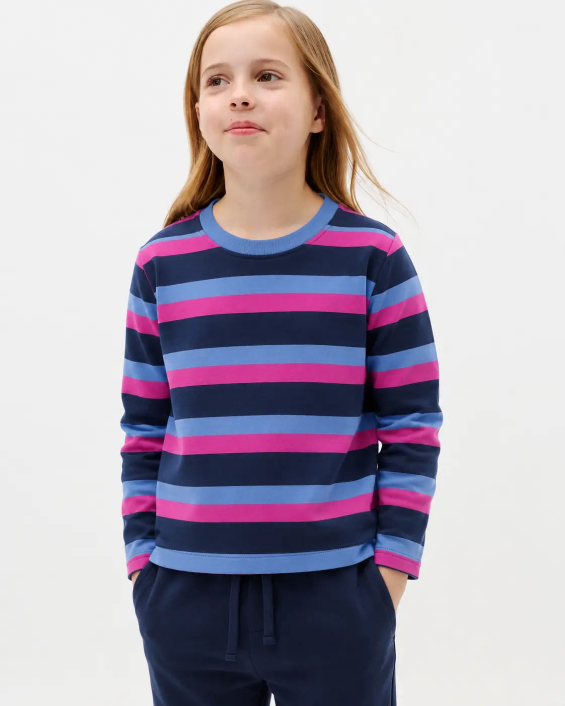 Junior Republic Kid's Stripes Style long Sleeves Shirt