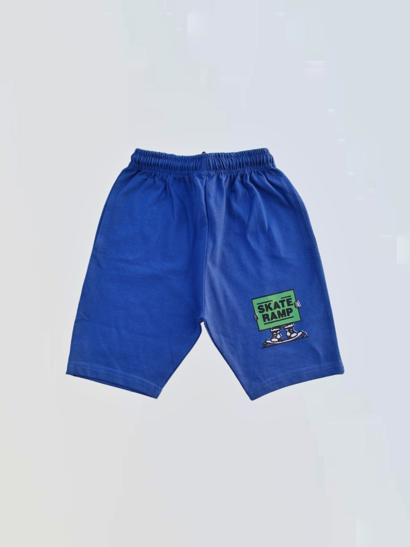 JUNIOR REPUBLIC KID'S SKATE RAMP Printed SHORTS with Pockets