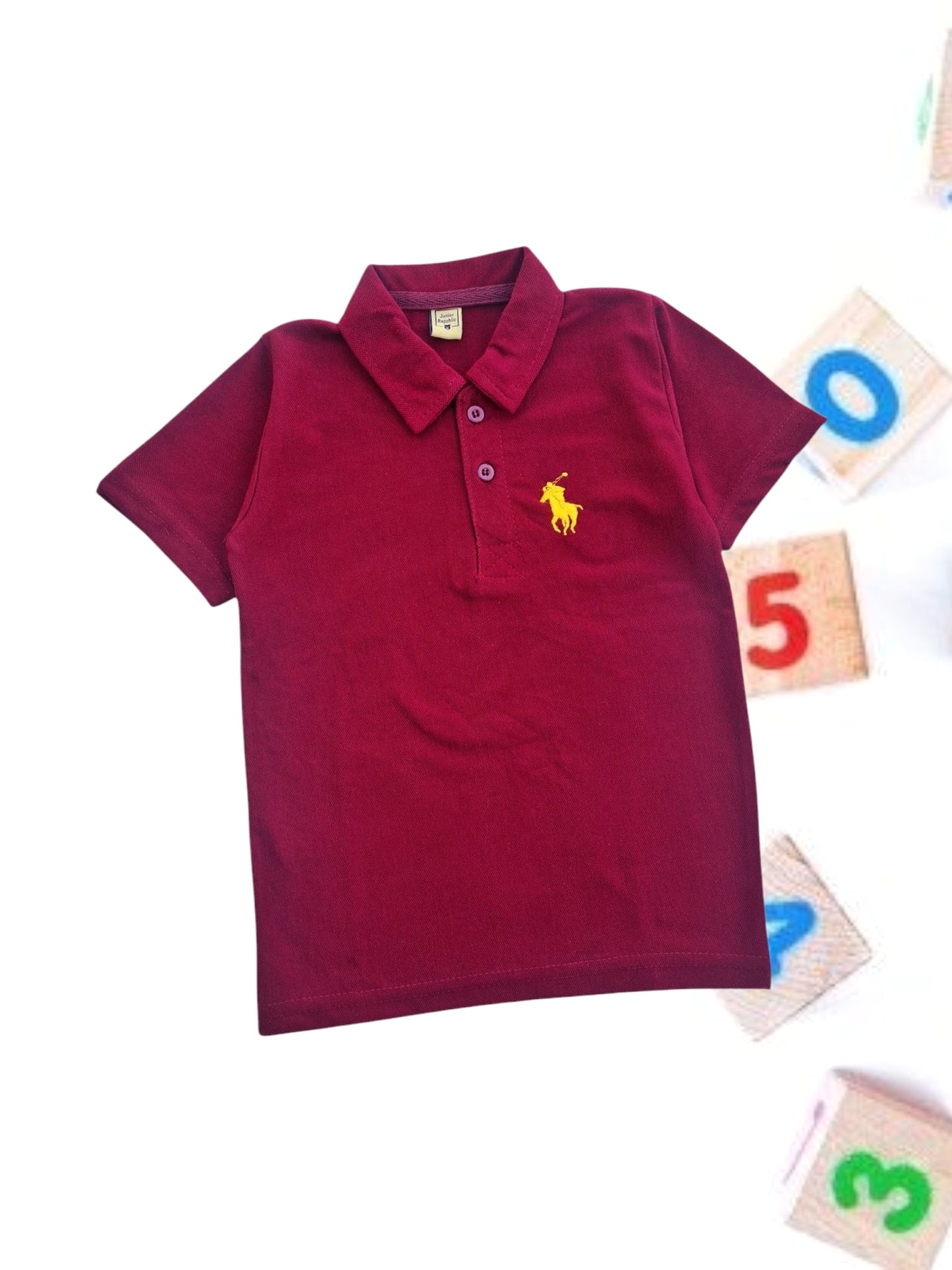 Junior      Republic Kid's Pony Embroidered Polo Shirt