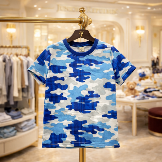 Junior Republic Kid's Commando Print Tee Shirt