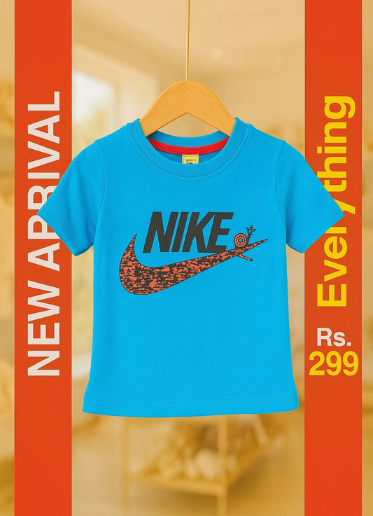 Junior Republic Kid's Nike Printed Crew Neck Tee Shirt - Rs. 299 SALE