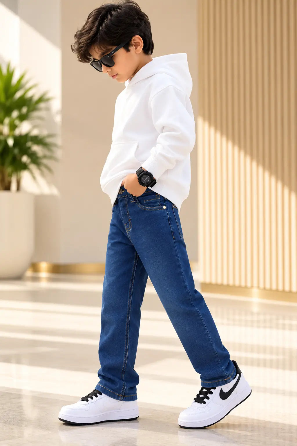 Branded Kids Dark Blue Denim Jeans Pant - DN-012