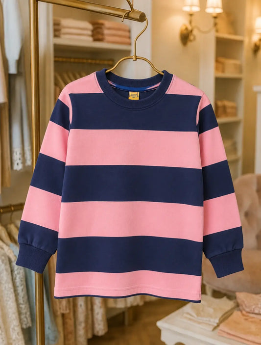 Junior Republic Kid's Stripes Style long Sleeves Shirt