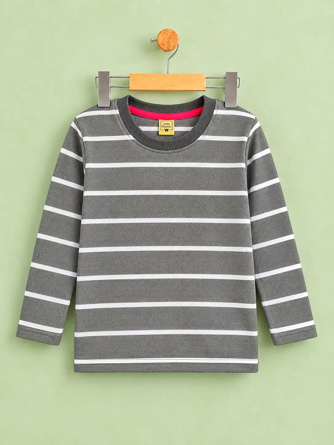 *Minor Fault* Kid's Stripes Style long Sleeves Shirt - LS-114