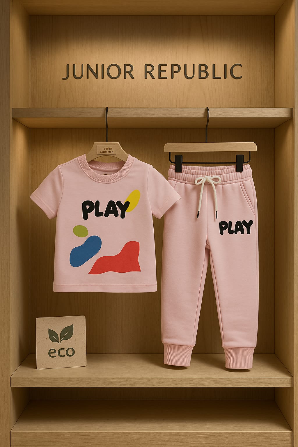 Junior             Republic Kid's Play Printed Trouser Shirt Summer Suit