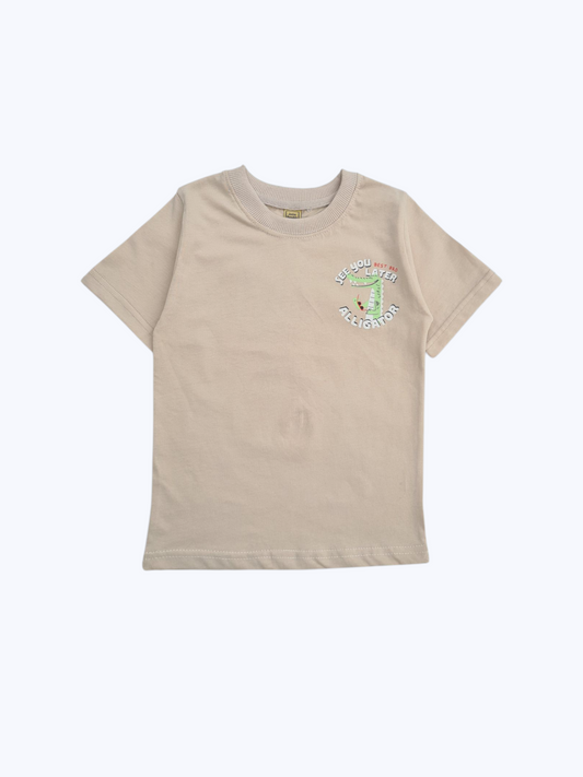 Junior Republic Kid's Alligator Printed Tee Shirt - Rs. 299 SALE