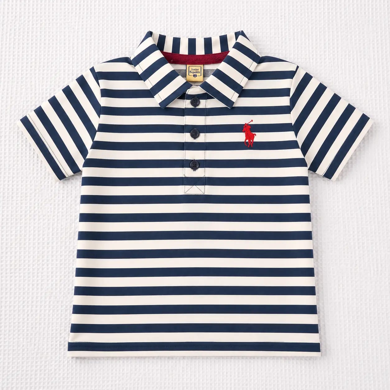 -Minor Fault- Junior Republic Kid's Stripes style polo Shirt