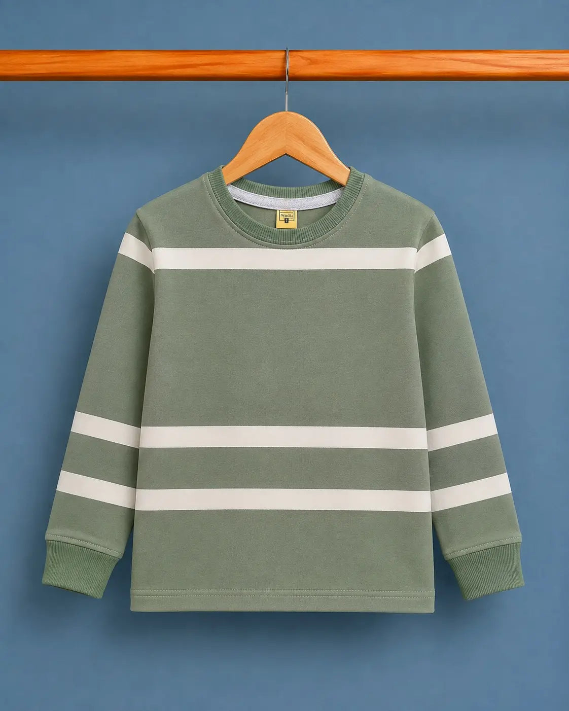Junior Republic Kid's Stripes Style long Sleeves Shirt