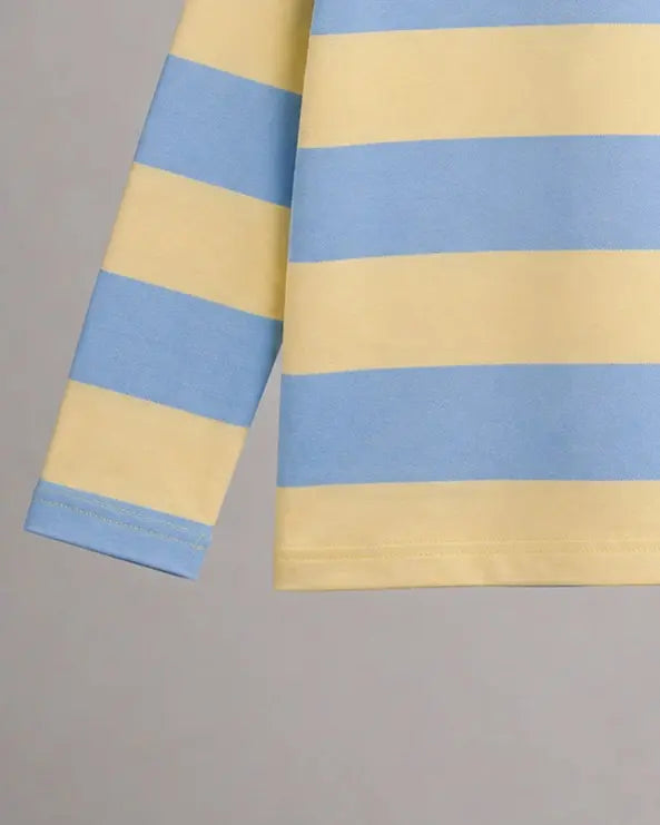 Junior Republic Kid's Stripes Style long Sleeves Shirt
