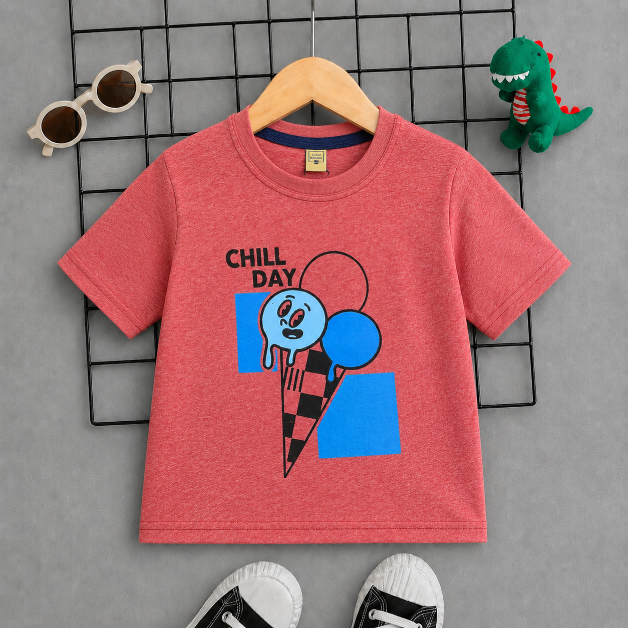-Minor Fault- Junior Republic Kid's Chill Day Printed Tee Shirt