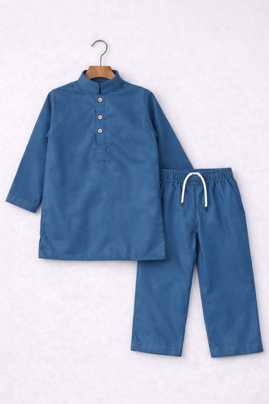 J              unior Republic Boys Summer Shalwar Kameez - Classic Eastern Wear for Kids