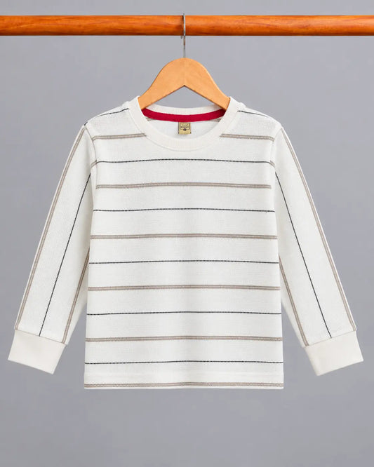 Kid's Stripes Style long Sleeves Shirt - LS-089