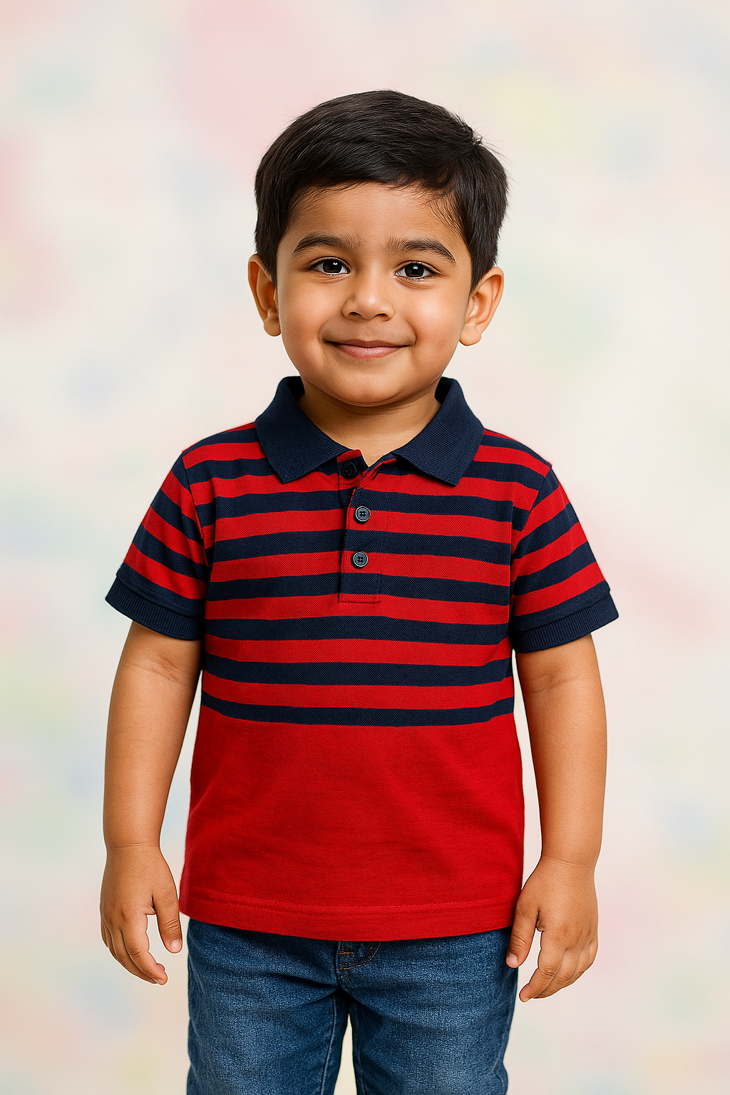 Junior Republic Kid's Stripes style Polo Shirt - Rs. 499 SALE
