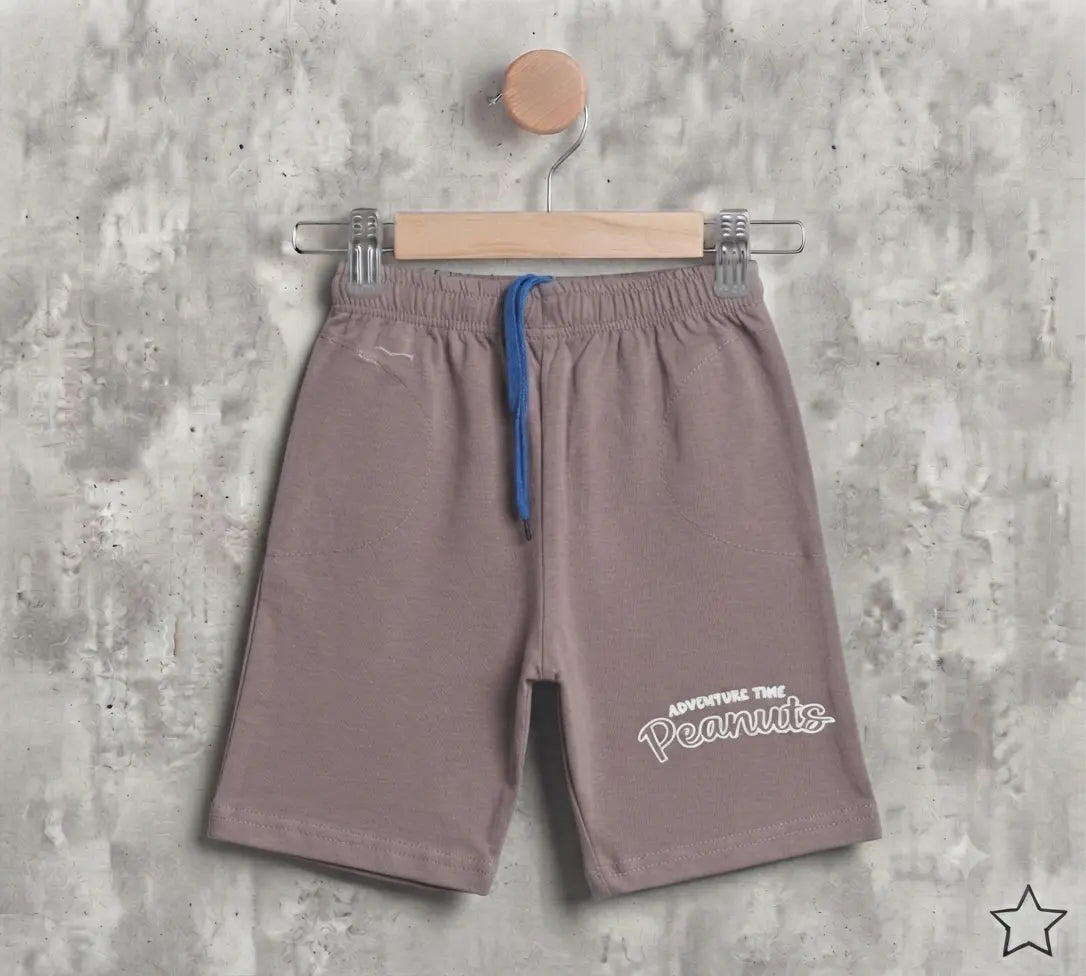 Junior Republic KID'S Peanuts Printed Summer Cotton Jersey Shorts