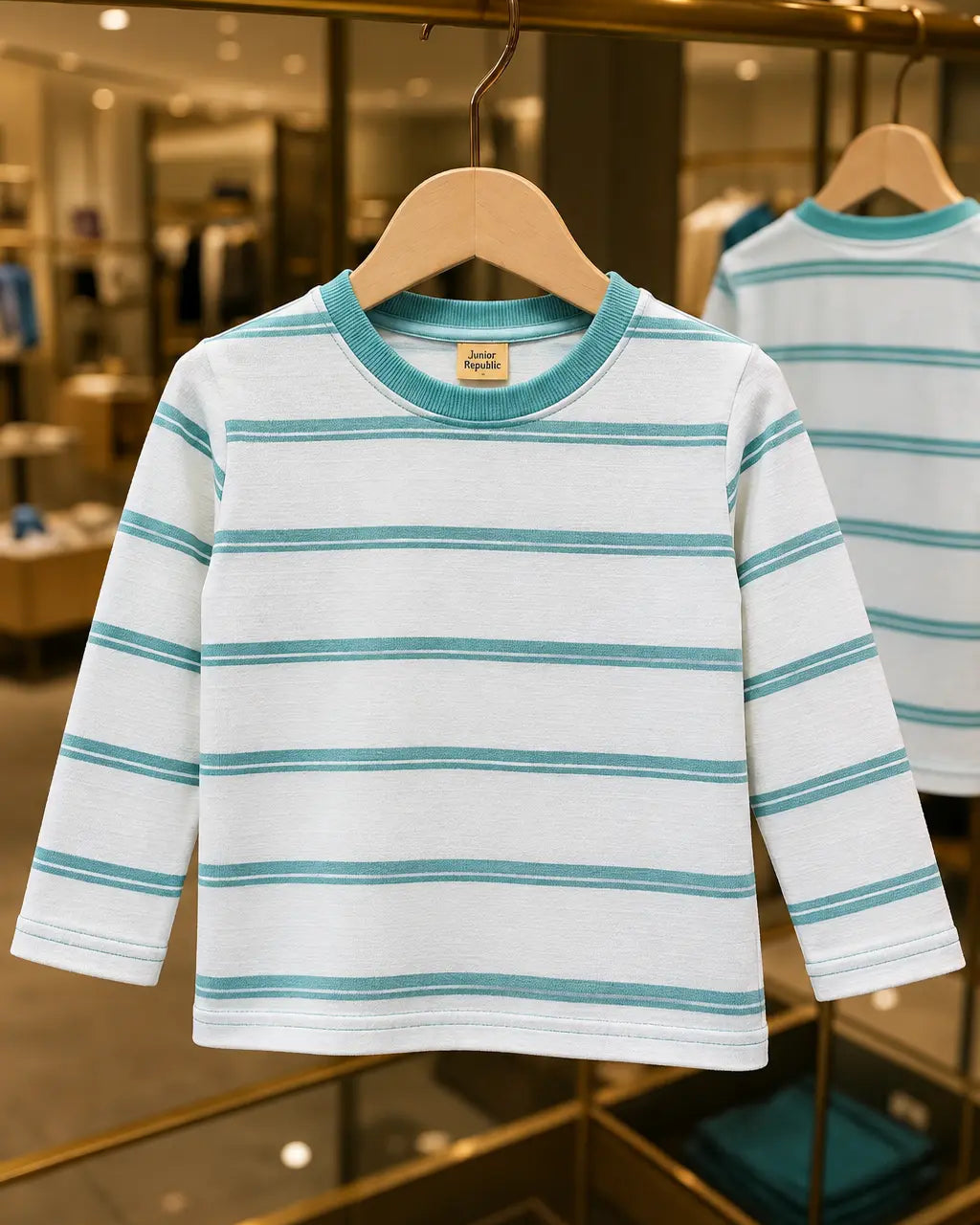 Kid's Stripes Style long Sleeves Shirt