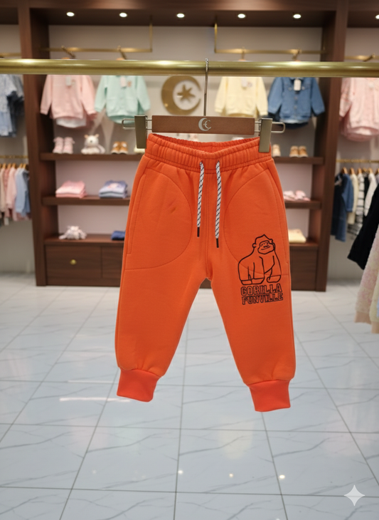Junior Republic Gorila Printed Fleece Winter Trouser - Rs. 399 SALE
