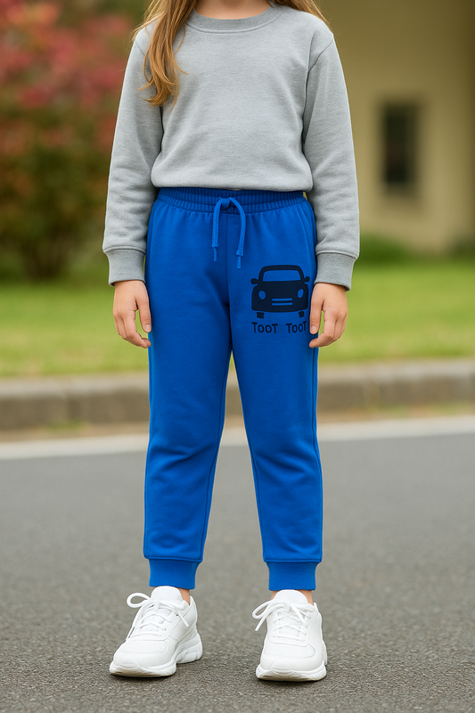 Junior Republic Cotton Jersey Mid Season Toot Toot Printed Girls Trouser - Rs. 399 SALE