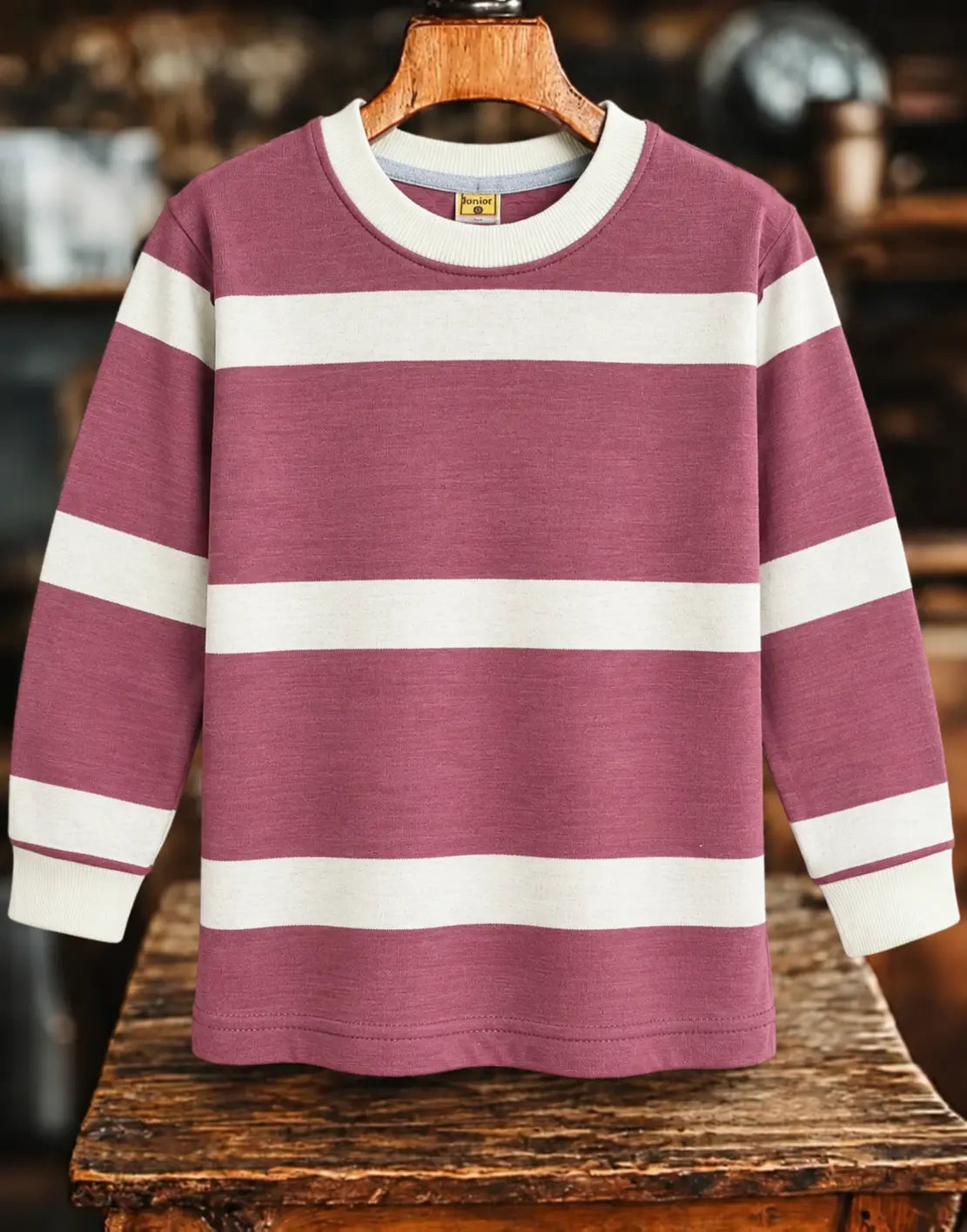 Kid's Stripes Style long Sleeves Shirt - LS-086