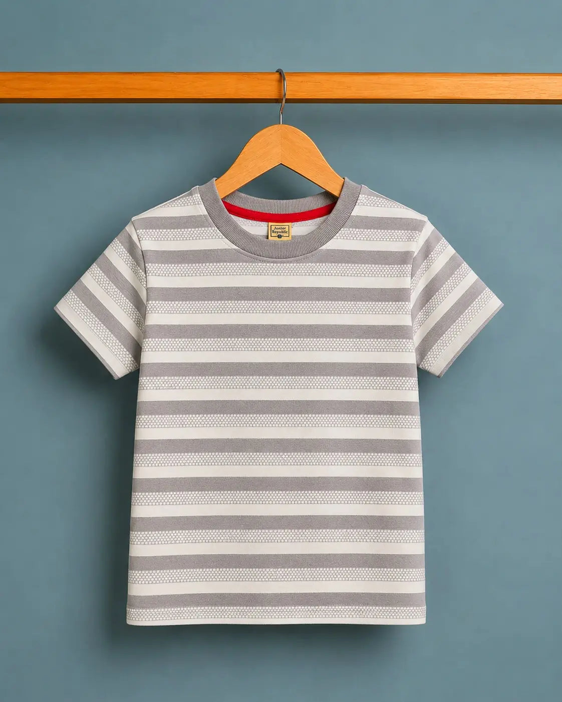 Junior Republic Kid's All over Strip Style Tee Shirt
