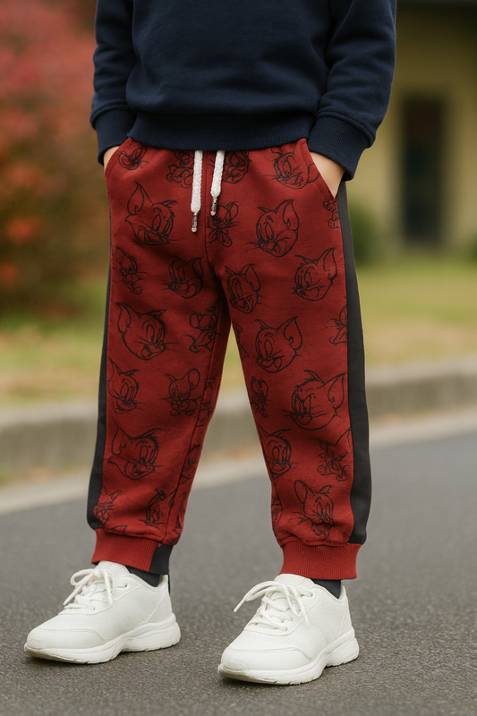 Junior Republic Cotton Jersey Mid Season Tom & Jerry Printed Trouser - Rs. 499 SALE