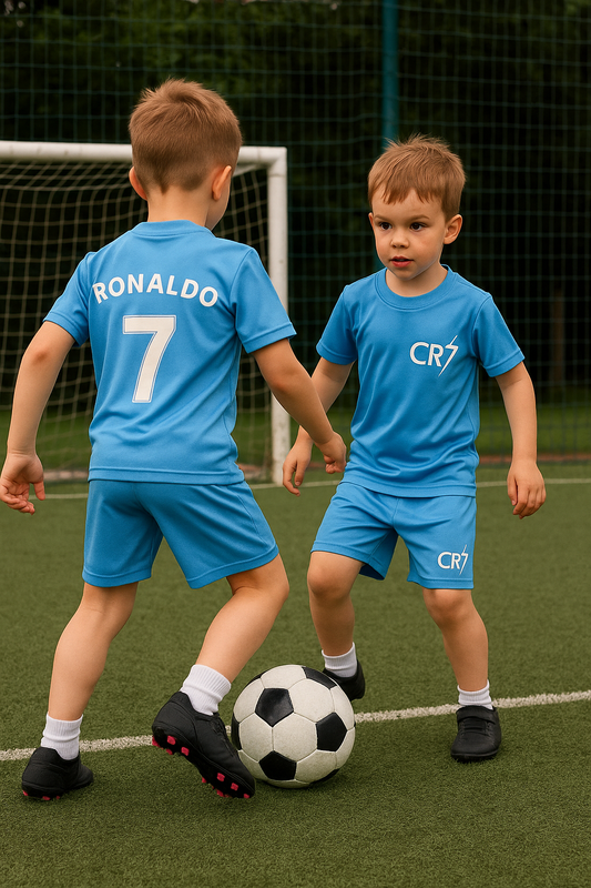 Junior                                                       Republic Kid's Ronaldo CR7 Printed Active Wear Twin Set
