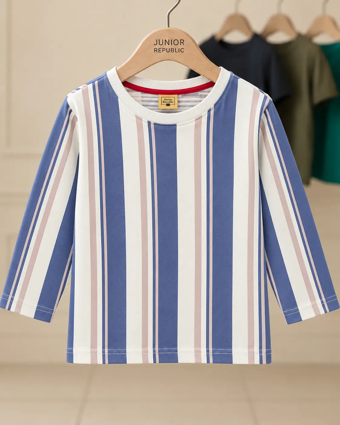 Kid's Stripes Style long Sleeves Shirt